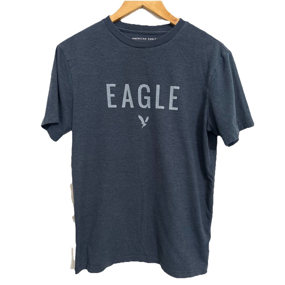 American Eagle T Shirt Super Soft Men's Small Standard Fit Blue 14 C 26 L